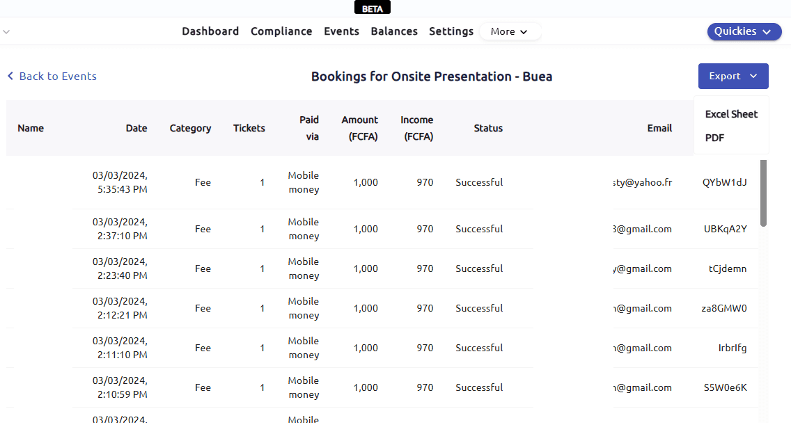 Recevez les paiements