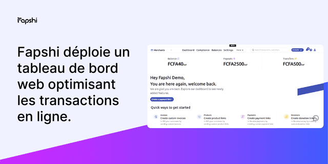 Fapshi débarque et révolutionne les paiements en ligne !